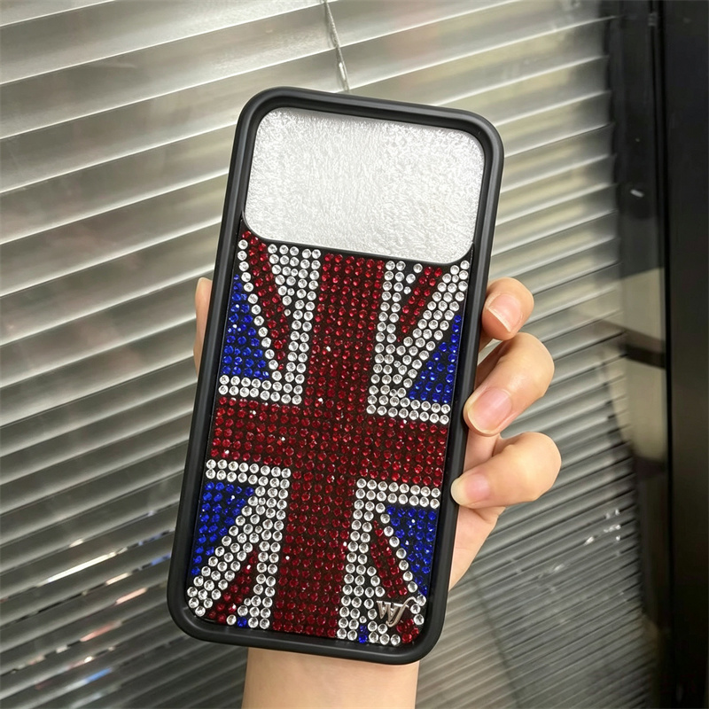 Phone Cases London - Glinsterende telefoonhoes met strassstenen en een