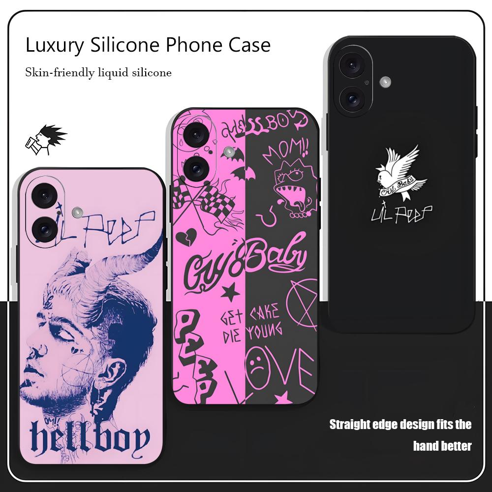 Phone Cases Xr Iphone - L-Lil Peep Beroemde Ster Populaire Telefoonhoesje