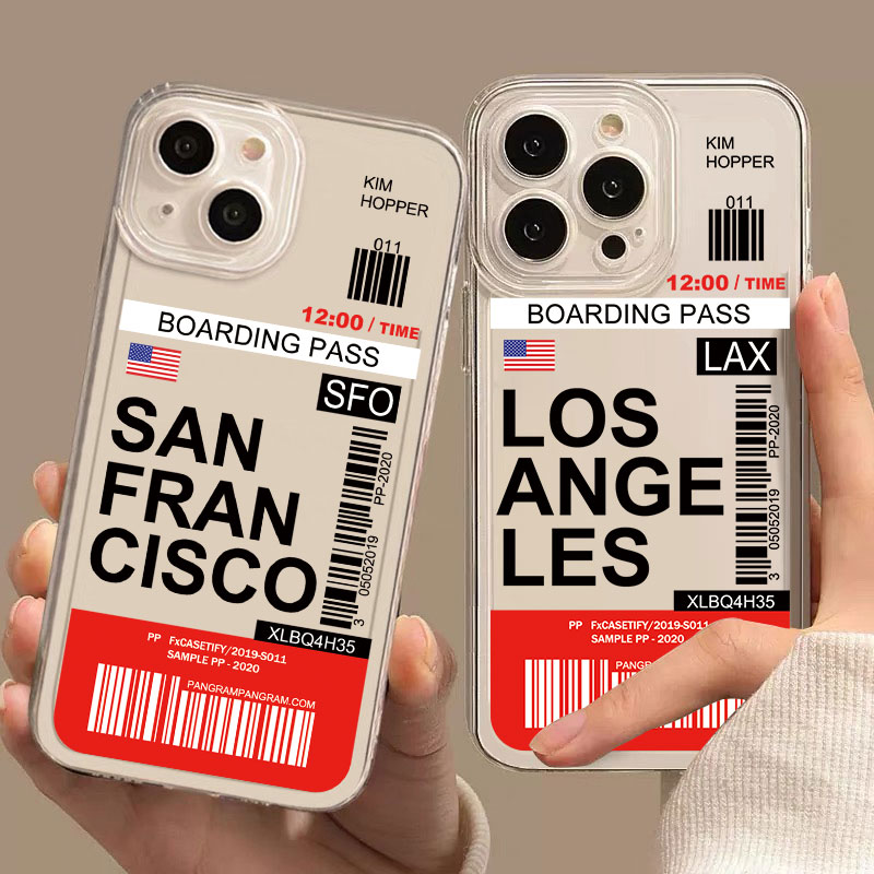 Phone Cases London - Wereldstadticket New York London Label Telefoonhoesje