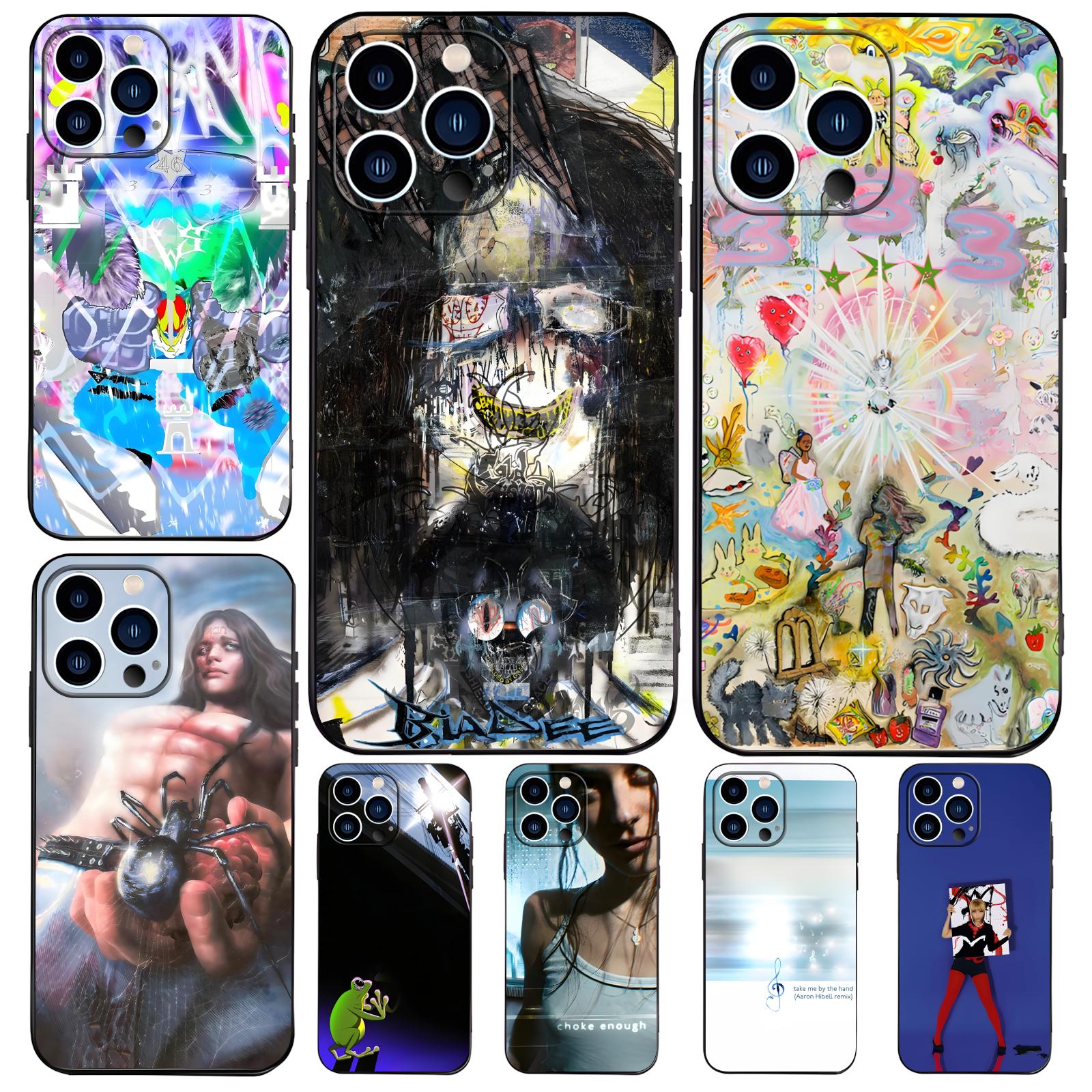 Phone Cases Iphone 13 - Muziekalbums B-Bladee 333 Telefoonhoesje voor iPhone