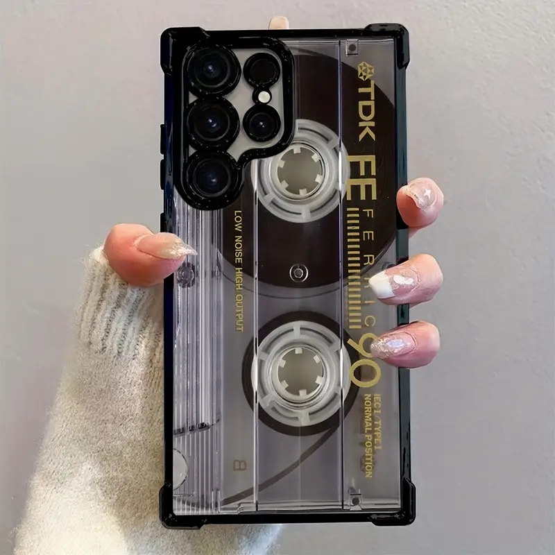 Phone Cases Galaxy A16 5G - Retro cassette patroon plating zachte telefoonhoes