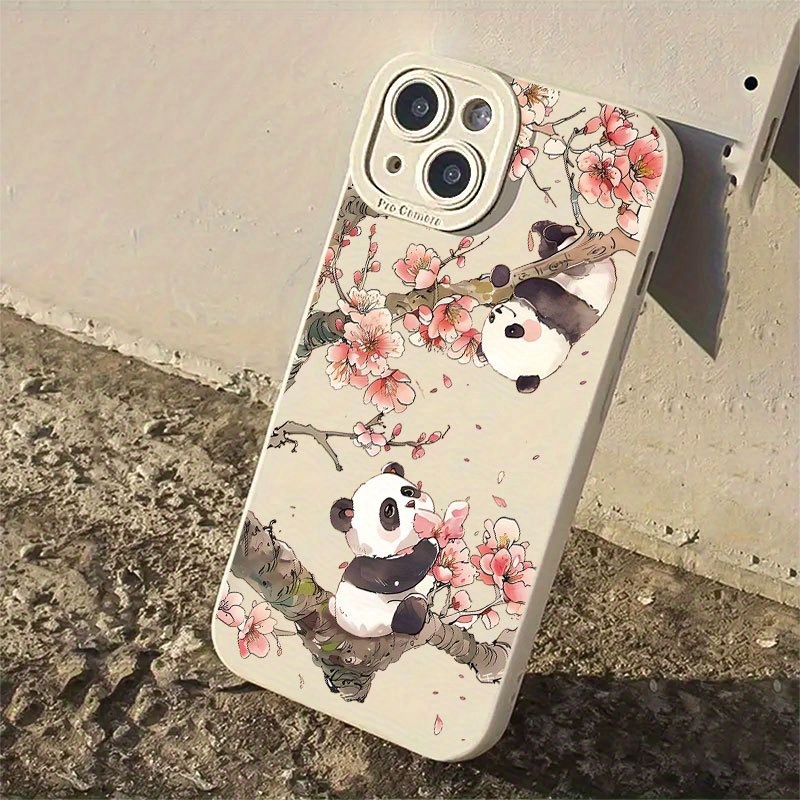 Phone Cases Xr Iphone - Kawaii Panda Sakura Camera Bumper Telefoonhoesje