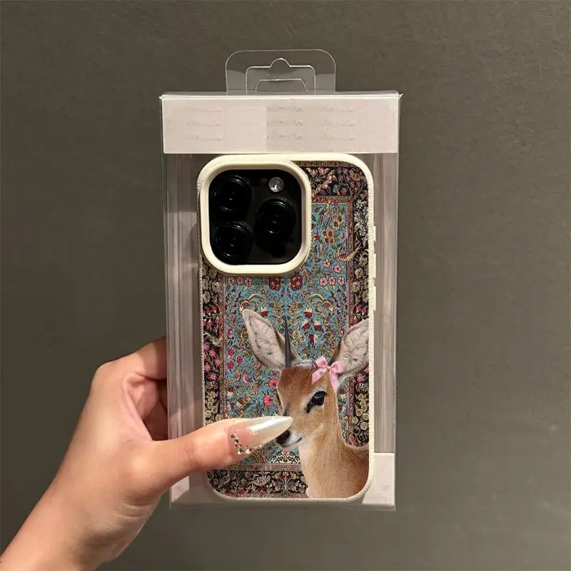 Vintage Herten Lichee Silicone - Phone Cases Xiaomi 15 recensie en prijs