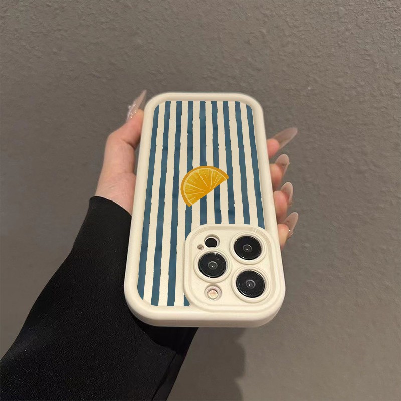 Gestreept Citroenschijfje Patr - Phone Cases Xr Iphone recensie en prijs