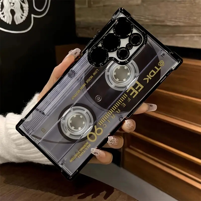 Retro cassette patroon plating - Phone Cases Galaxy A16 5G recensie en prijs
