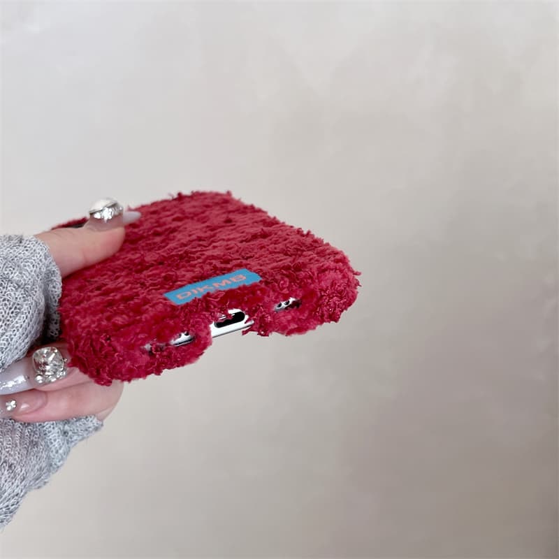 Angora Rode Pluche Telefoonhoe - Phone Cases For Iphone 16 recensie en prijs